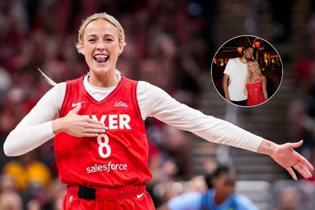 Sophie Cunningham shouts out Tyrese Haliburton&rsquo;s sweet gesture with GF Jade Jones at the Fever&nbsp;vs&nbsp;Wings&nbsp;game (Source: Imagn/Instagram)