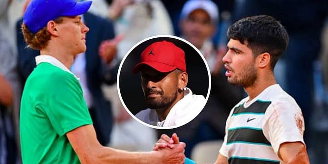 "Carlos Alcaraz loves girls" - Nick Kyrgios boldly explains why Jannik Sinner will have a better career than Spaniard