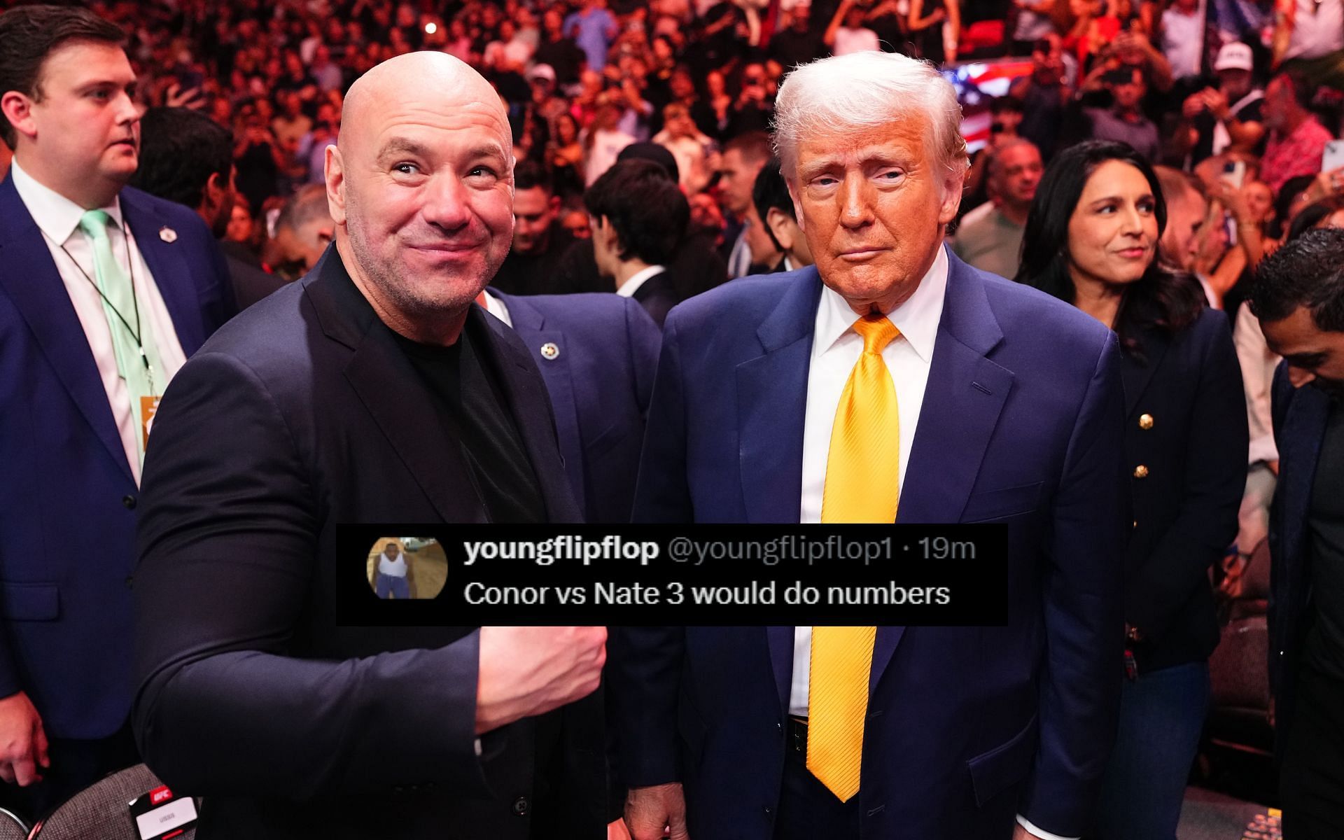 Donald Trump wants Dana White to host a UFC event in the White House. [Image courtesy: Getty]