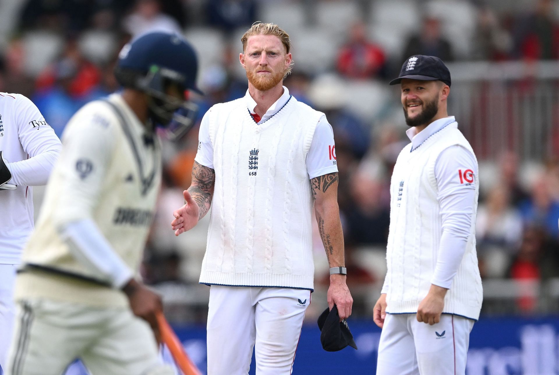 "Meme of the Test series"- Fans react as Ben Stokes gets frustrated after India refuses for a draw in ENG vs IND 2025 4th Test