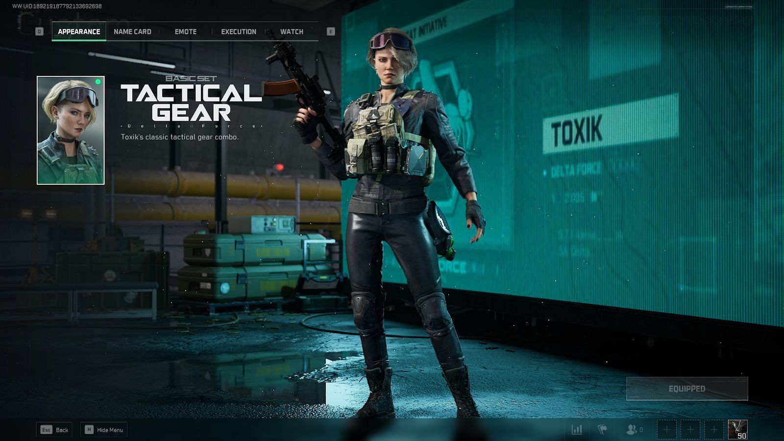 Support operator Toxik in Delta Force (Image via Sportskeeda Gaming || TiMi Studio Group)