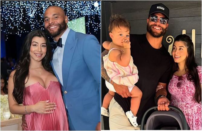 "You're hot" - Dak Prescott's fiancée, Sarah Jane, swoons over Cowboys QB as he prepares to leave kids, MJ Rose and Aurora, for training camp