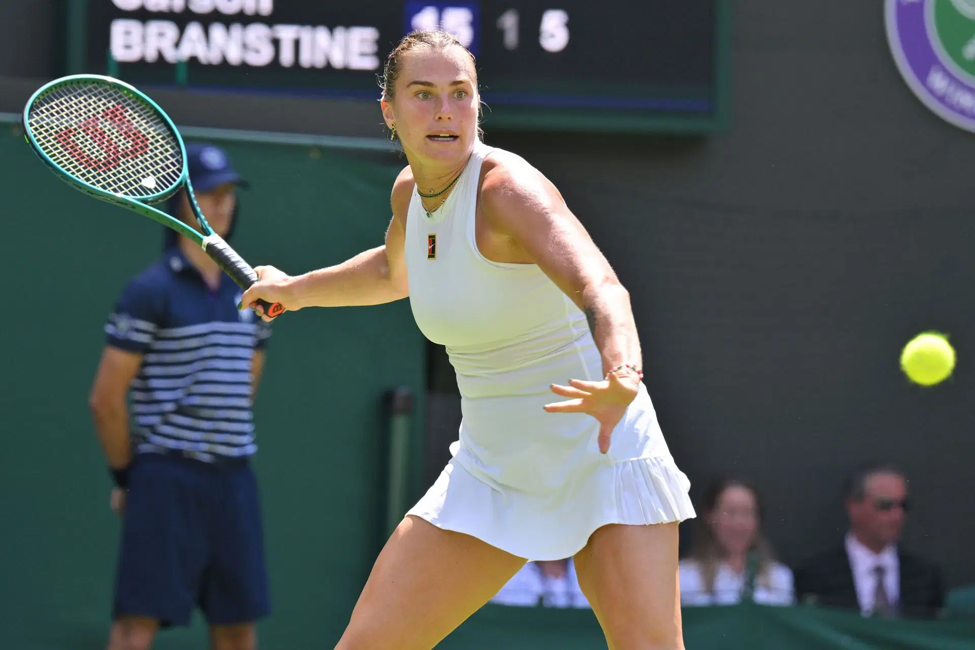 Aryna Sabalenka pictured at the 2025 Wimbledon Championships | Image Source: Getty