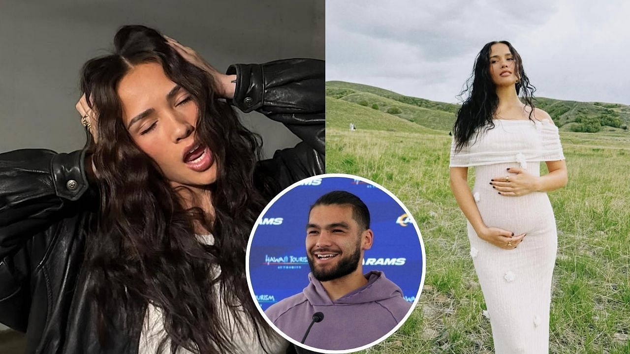 Puka Nacua&rsquo;s pregnant girlfriend Hallie Aiono shares defiant message on Instagram amid paternity petition involving unborn child