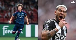 Joelinton makes feelings clear about Max Dowman after heated challenge between them that left Arsenal youngster bleeding