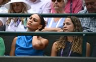 Ben Shelton's girlfriend Trinity Rodman (L) and sister Emma (R) at Wimbledon 2025 - Source: Getty