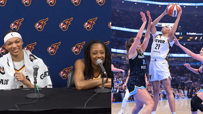 "She is the ultimate pro": Kelsey Mitchell raves about Makayla Timpson after Fever rookie's career night in Chicago
