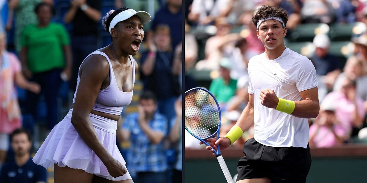 Venus Williams and Ben Shelton will be in action on Day 1 of the Citi DC Open 2025. (Photos: Getty)
