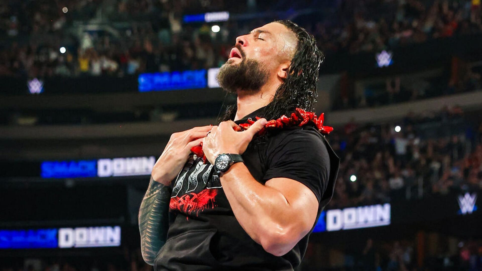 Roman Reigns on SmackDown! [Image credit: WWE.com]