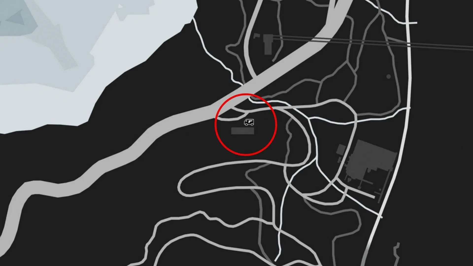 The exact coordinates of the GTA Online Gun Van Location Today (Image via Rockstar Games)