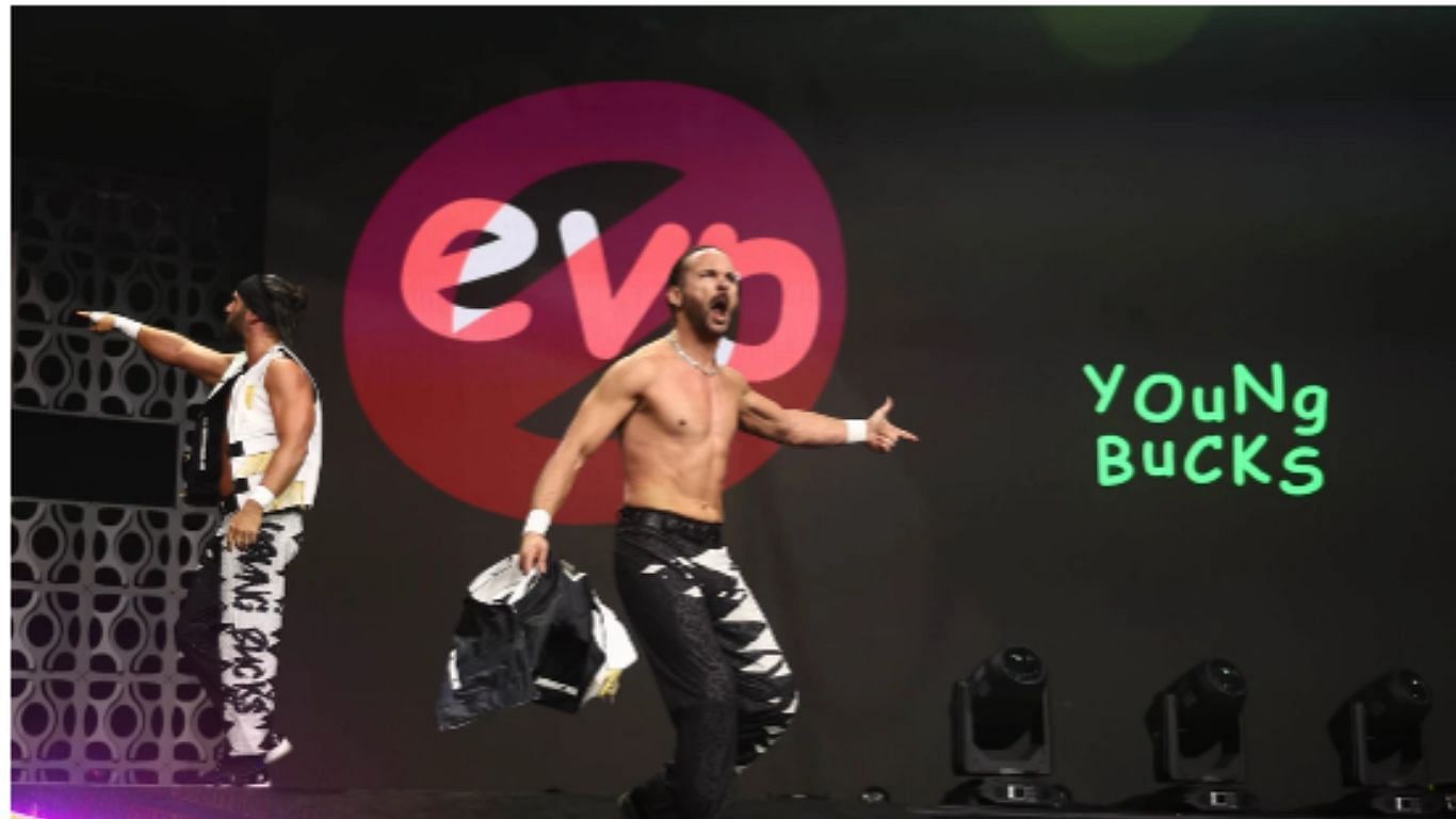 The Young Bucks were in action at AEW Dynamite [ Image from allelitewrestling.com ] 
