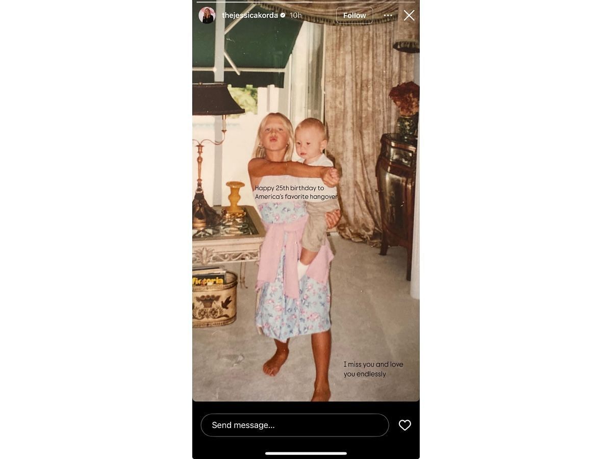 História do Instagram de Jessica Korda (@thejessicakorda)