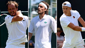 "Does no one want to play Wimbledon?" - Fans shocked after Medvedev, Tsitsipas, Rune & others exit on horrible Day 1 for seeds