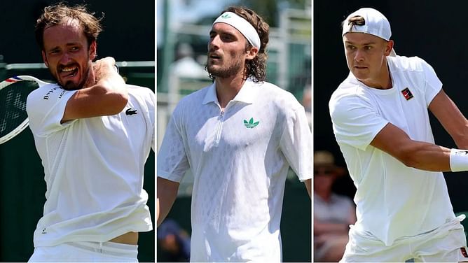 "Does no one want to play Wimbledon?" - Fans shocked after Medvedev, Tsitsipas, Rune & others exit on horrible Day 1 for seeds