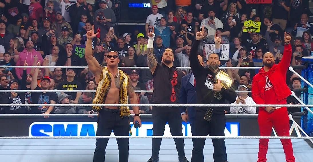 The Bloodline on SmackDown. Image credits: wwe.com