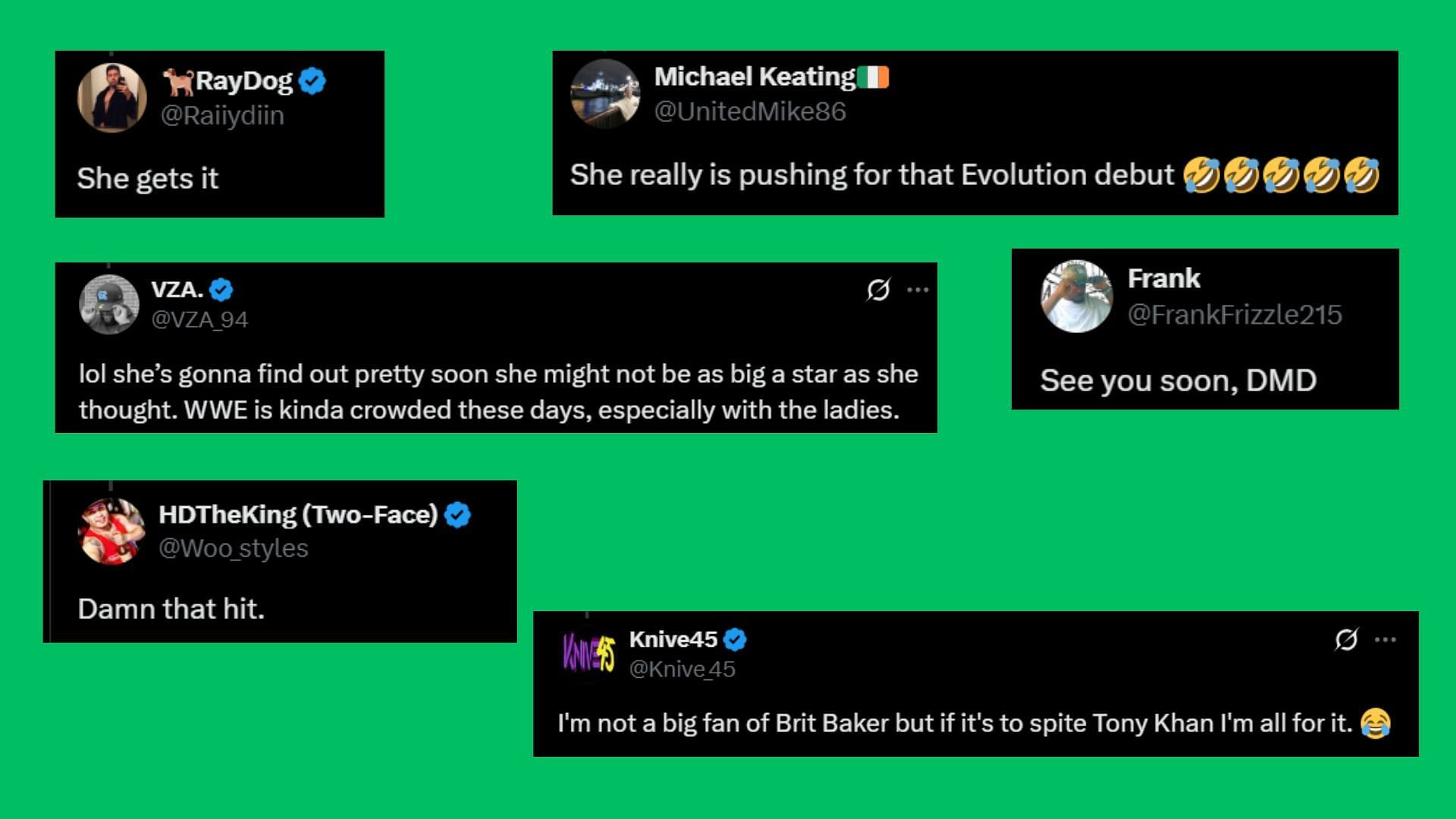 Fan reactions (Credit: Fan posts on X)