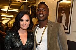"Your rizz is off the charts": NFL fans react to Antonio Brown sharing throwback picture with Demi Lovato