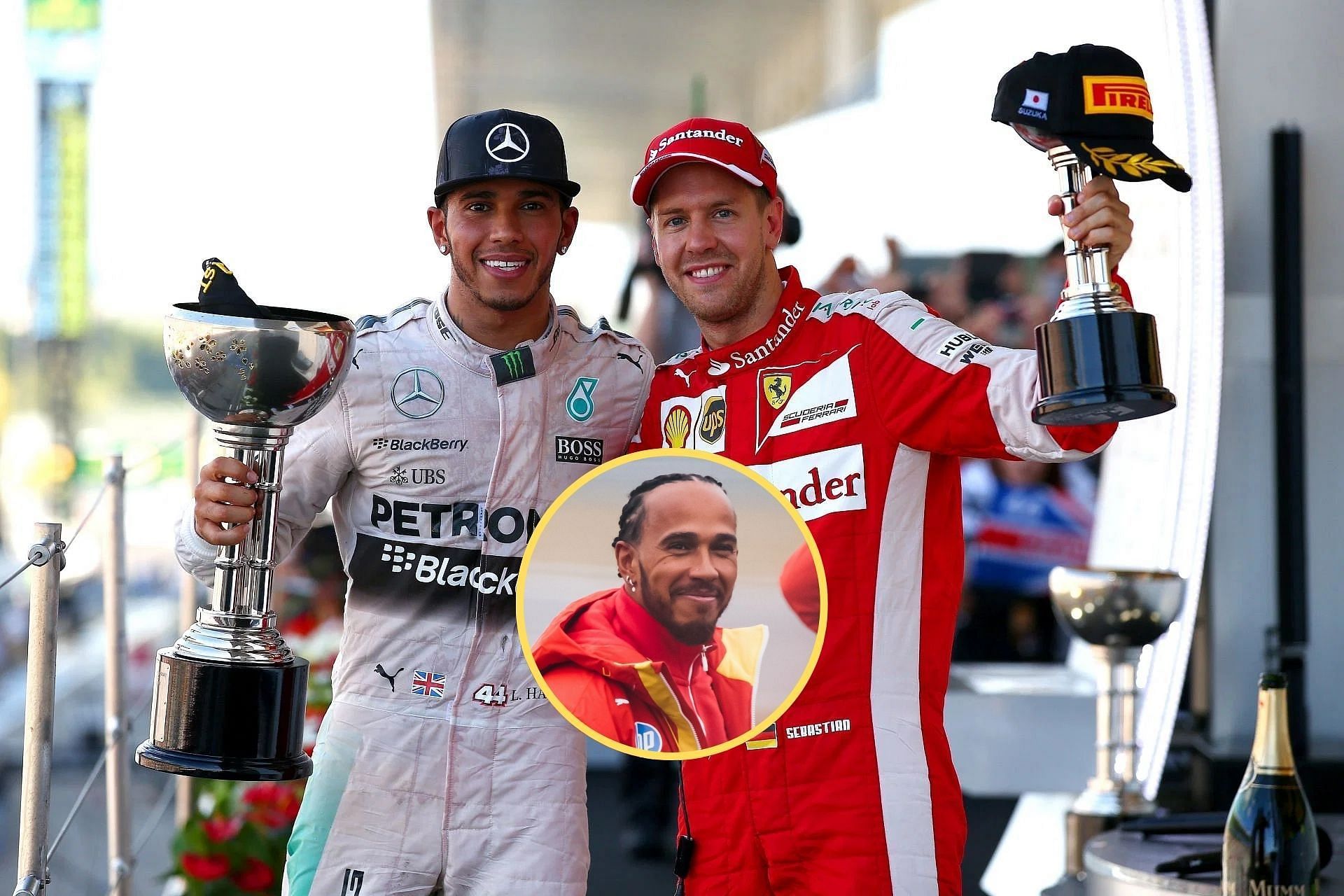 Lewis Hamilton likes Sebastian Vettel's social media post sharing his first day at Ferrari