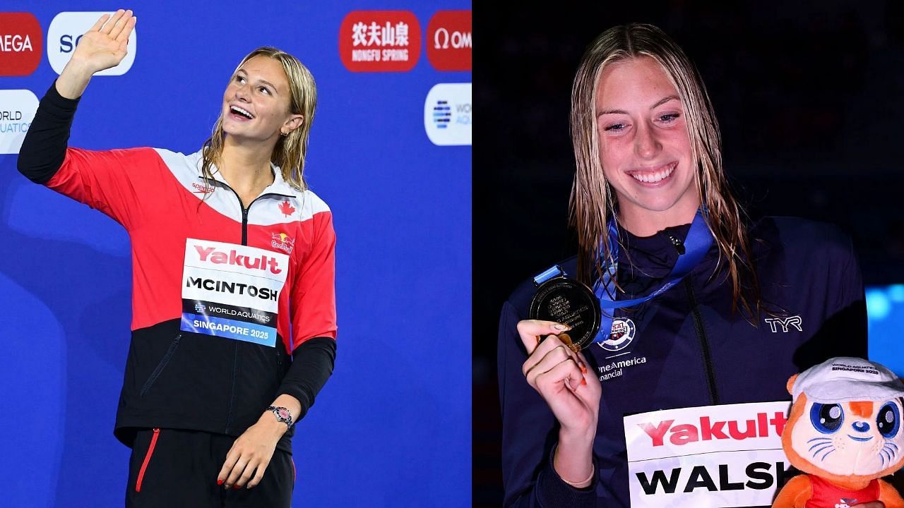 Summer McIntosh and Gretchen Walsh (Image via: Both Getty)