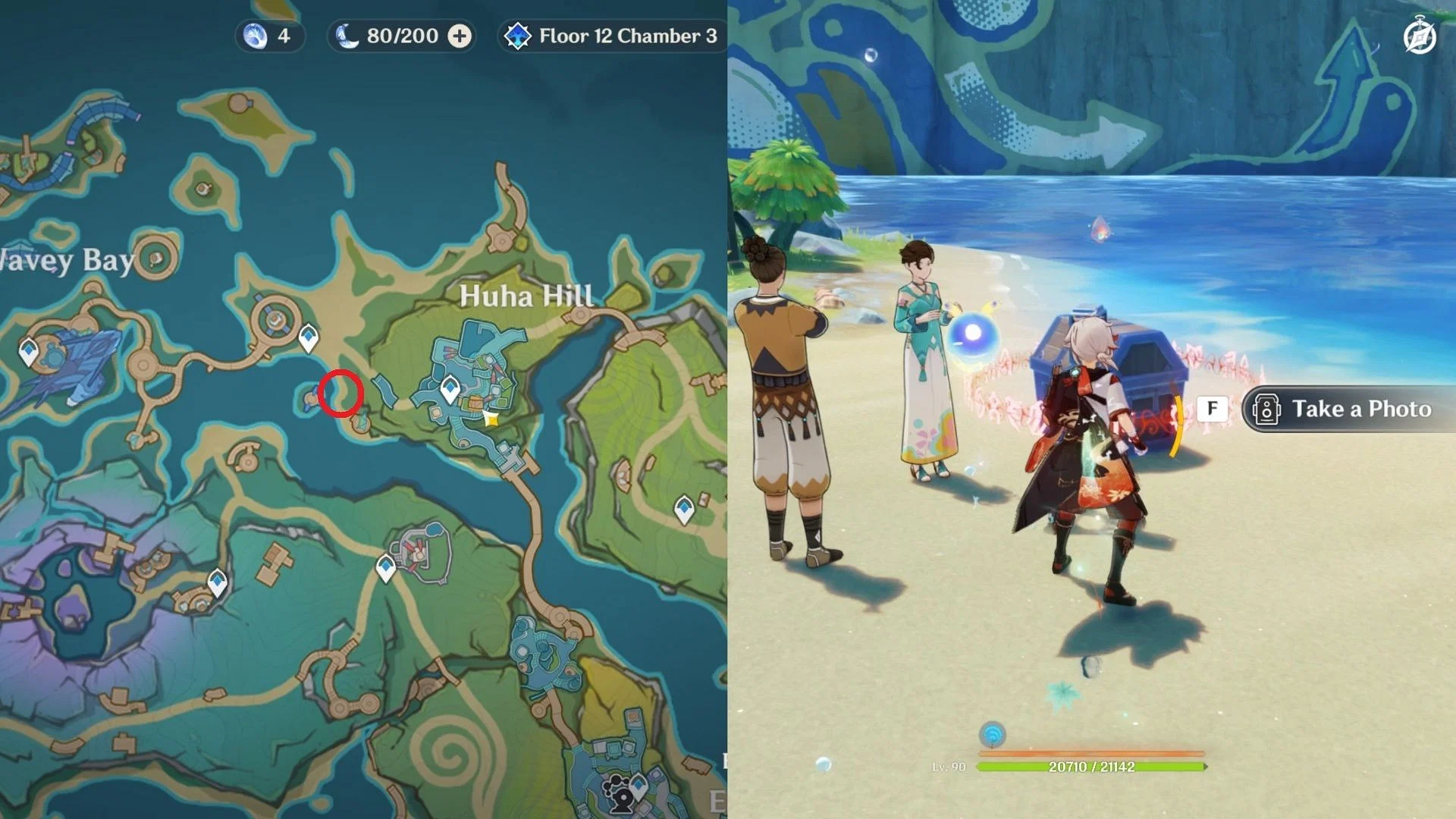 Landmark Memento in Huha Hill (Image via HoYoverse)