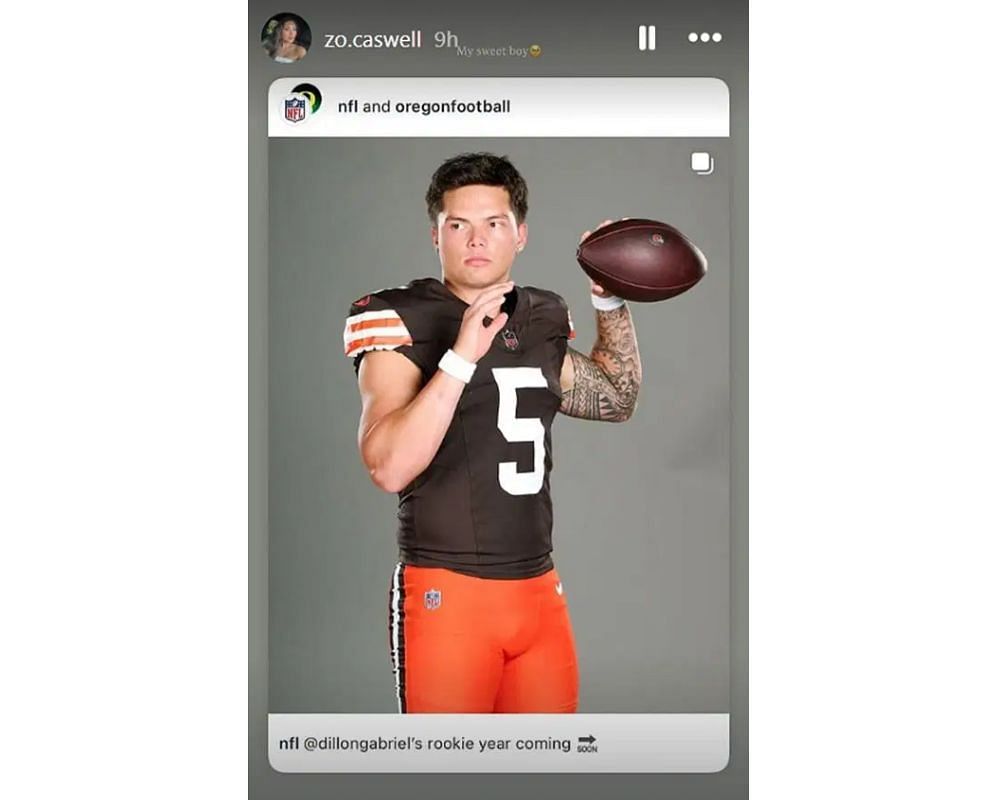 Zo Caswell cheers on Dillon Gabriel and shares glimpse of Terrance Ferguson&#039;s wedding [IG/@zo.caswell]