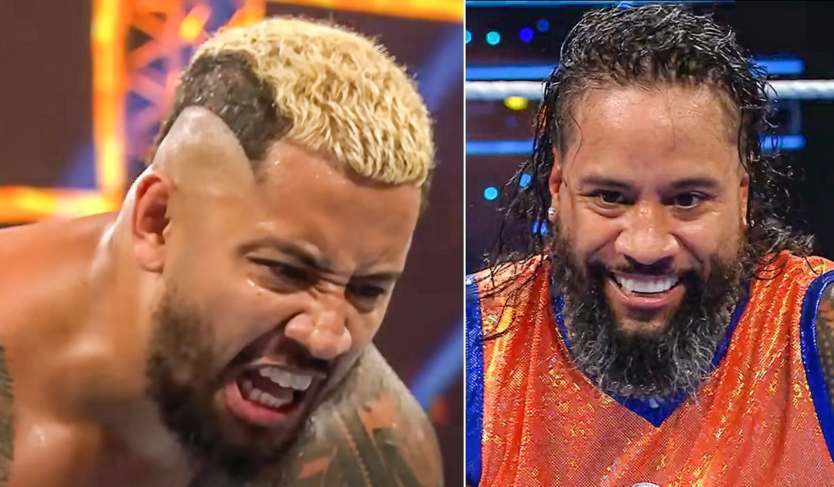 Solo Sikoa will defend his US title against Jimmy Uso at SNME. [Image credits: WWE on YouTube]