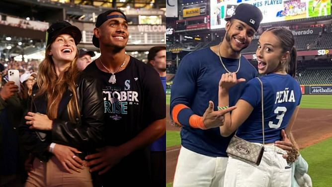 Jeremy Pena’s girlfriend Julia Grosso and Julio Rodriguez's better half Jordyn Huitema share mutual admiration for their glamorous attire choices