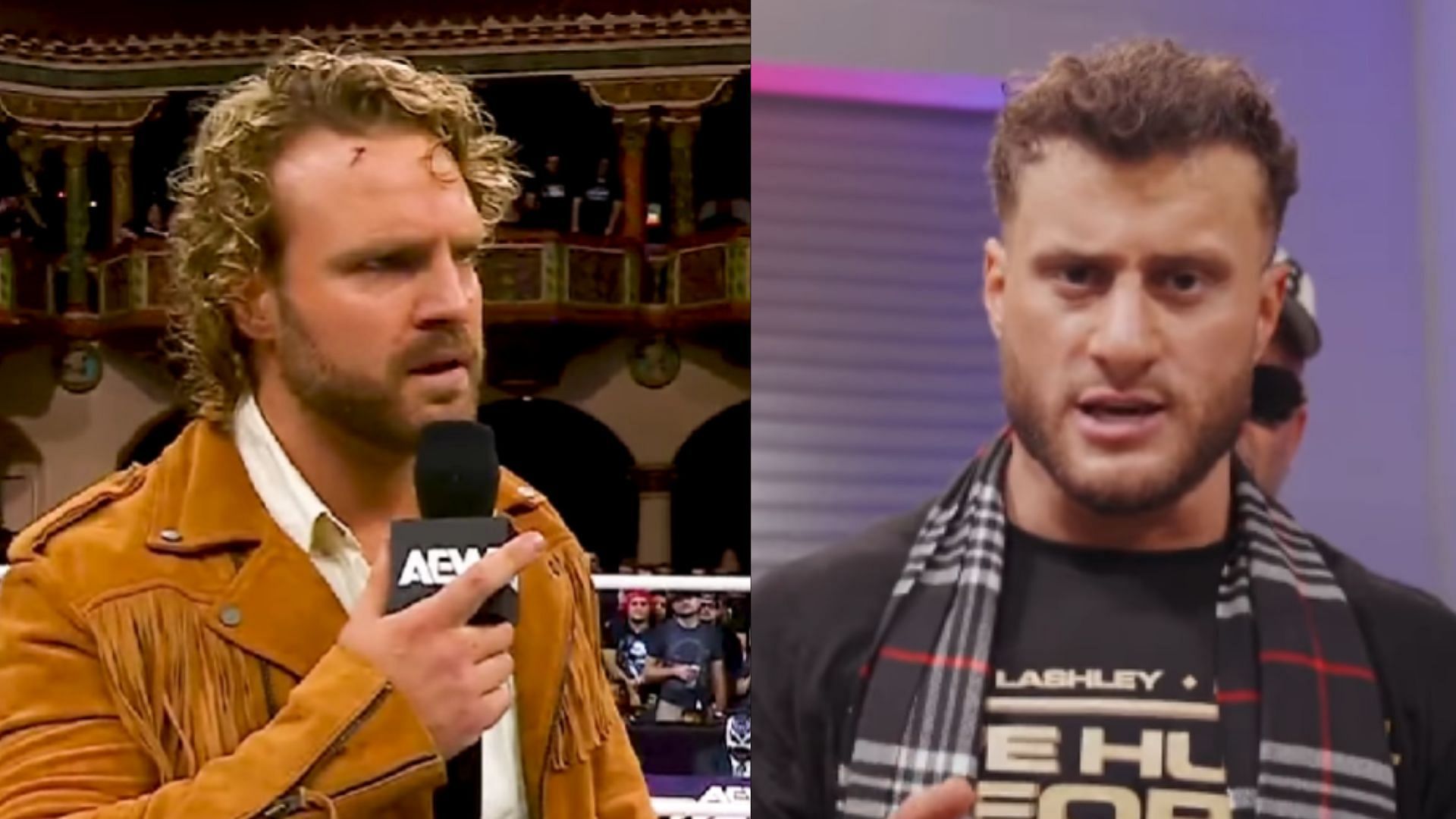 Hangman Page (left) and MJF (right) (Images via AEW Instagram) 