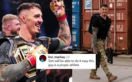 "Stereotypical SAS soldier" - Fans react as Tom Aspinall takes British Army fitness test