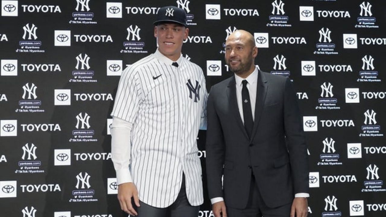 Aaron Judge and Derek Jeter [Source: Imagn]