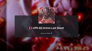 Anime Last Stand Update 62 patch notes