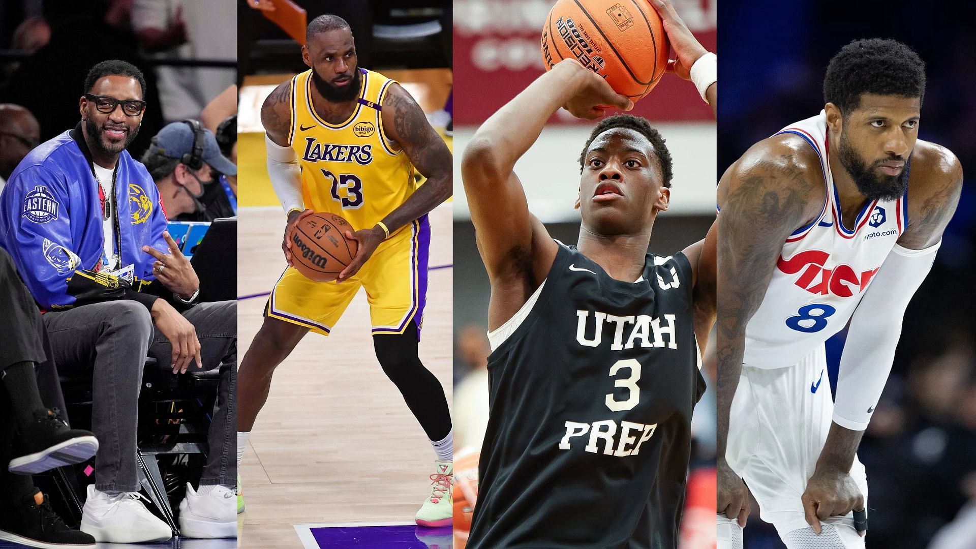 LeBron James, Paul George and Tracy McGrady comparison by ChatGPT leaves AJ Dybantsa shocked - Image source: Images via Imagn