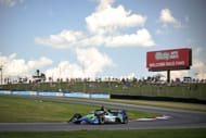 Graham Rahal driving at IndyCar's Honda Indy 200 at Mid-Ohio - Source: Getty