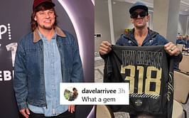 "Real friend and a real fan" - MMA world reacts as Theo Von rocks Dustin Poirier T-shirt at UFC 318