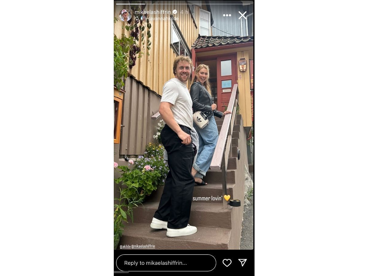 Shiffrin&rsquo;s story on Instagram (@mikaelashiffrin)