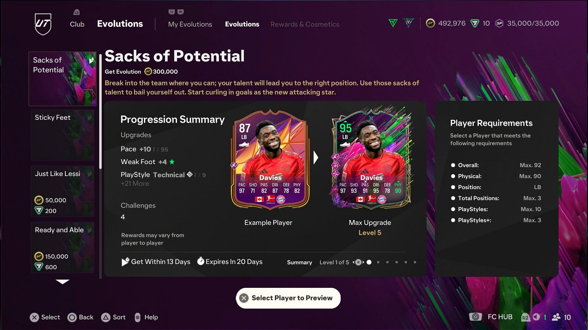 The requirements (Image via EA Sports)
