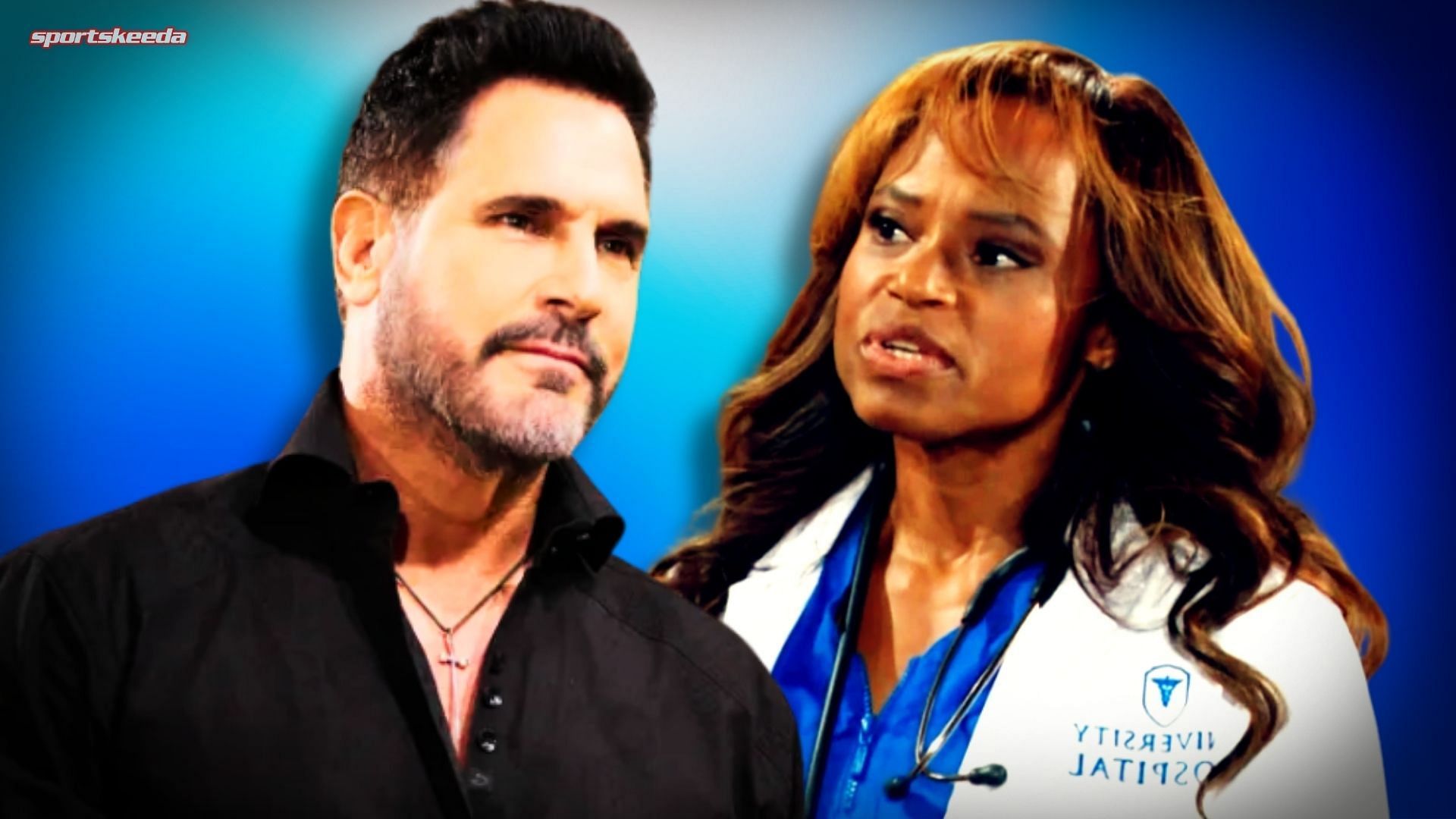 Bill and Grace on The Bold and the Beautiful (Custom edit by Sportskeeda, Original images via CBS Network)
