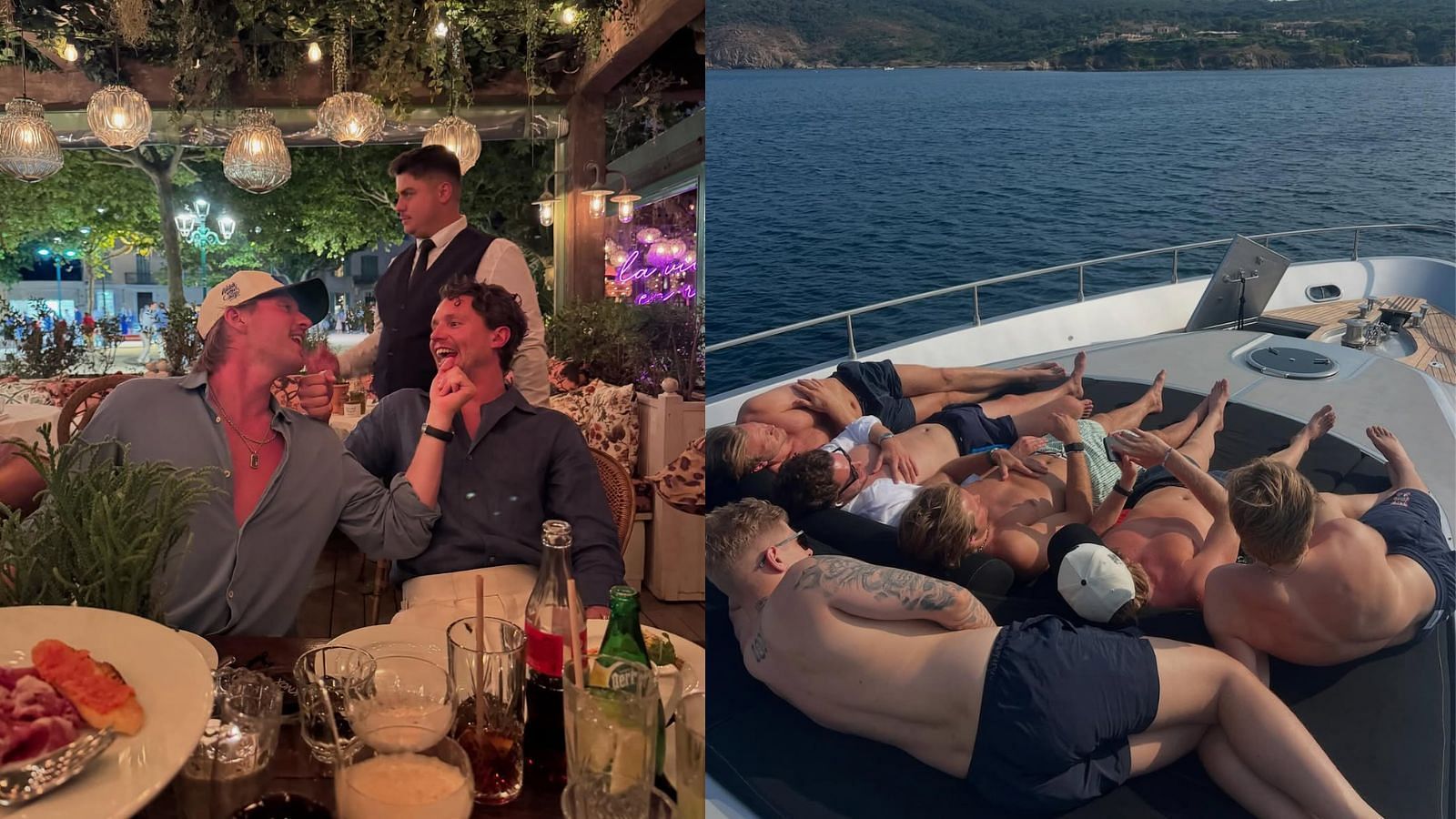 William Nylander recaps Saint‑Tropez vacay with brother Alex and Caps Rasmus Sandin in the French Riviera