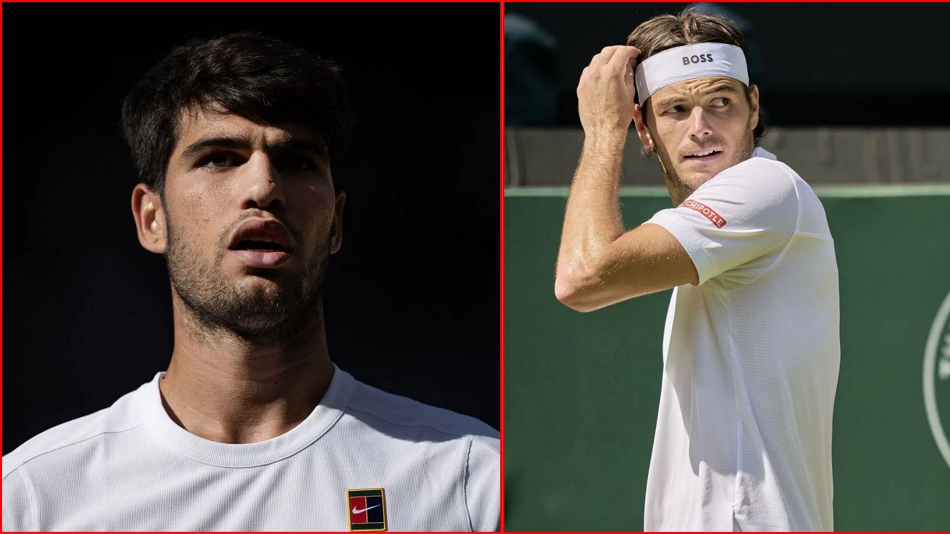 Carlos Alcaraz (L) Taylor Fritz (R) | Getty