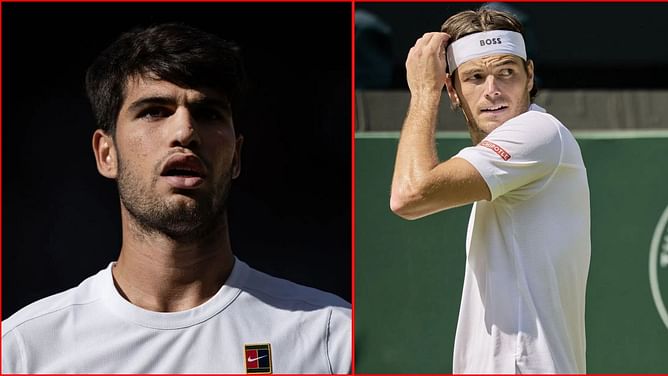 "Unless Carlos Alcaraz has injury" - Former pro makes brutal claim about Taylor Fritz having 'no chance' against Spaniard at Wimbledon SF