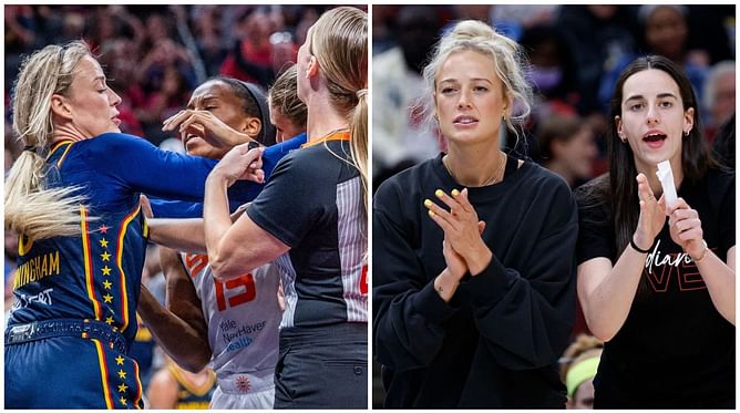 Sophie Cunningham receives shocking wrestling invite after defending Caitlin Clark with controversial WNBA fight