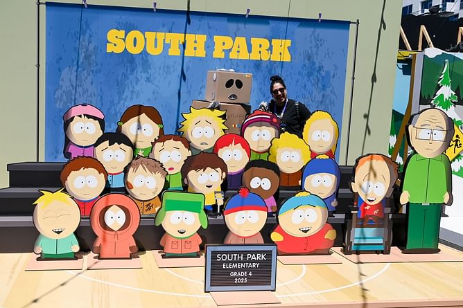 Was South Park's PSA of Trump stripping in the desert real? Sitcom releases BTS photos of the viral scene