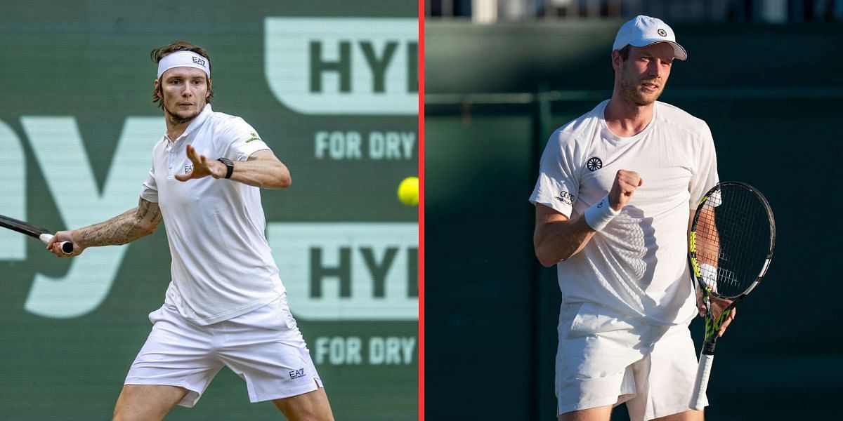 Alexander Bublik (L) and Botic van de Zandschulp (R) (Image Source: Getty)