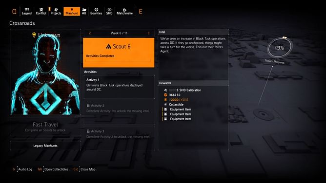 The Division 2 Week 6 Manhunt guide: Scout 6 objectives and solutions