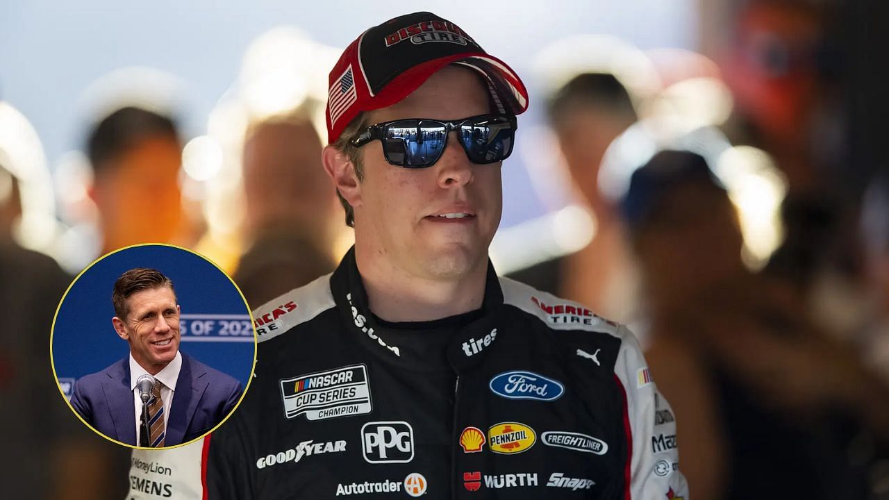 Carl Edwards backed Brad Keselowski to lead Jack Roush team in 2021. Images via Imagn