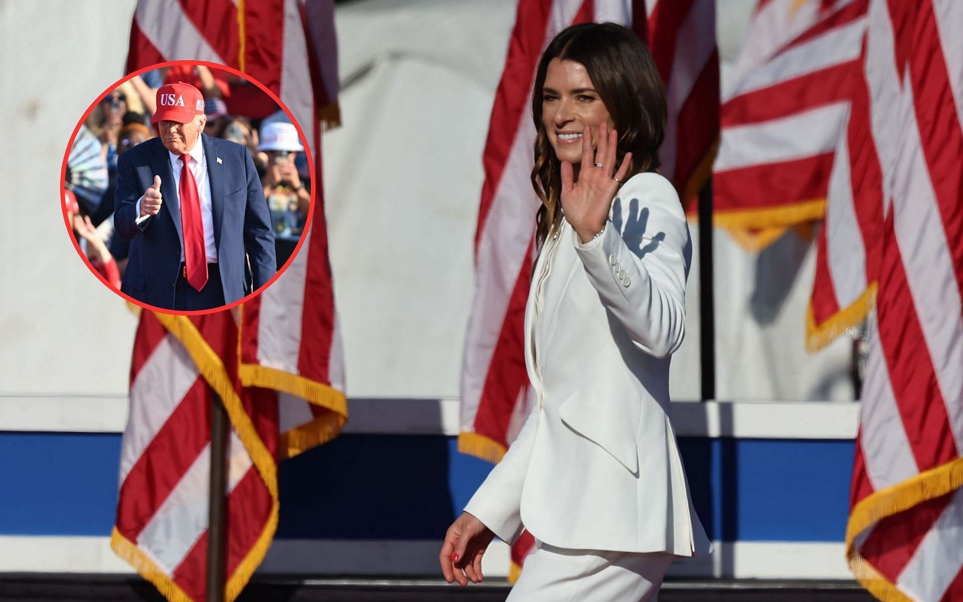 Donald Trump and Danica Patrick