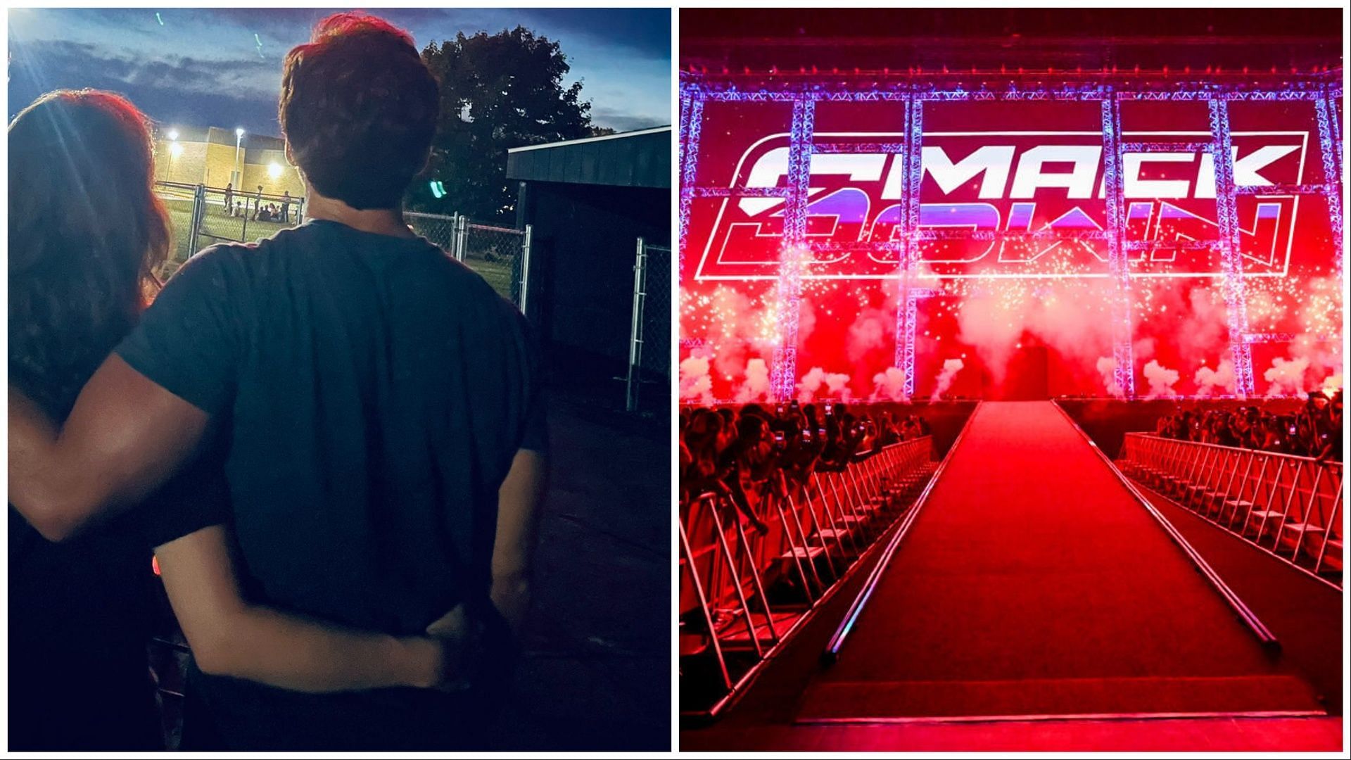 A WWE Superstar has a message after a loss on SmackDown. (Photos: @SuperChrisSabin on X and WWE.com)