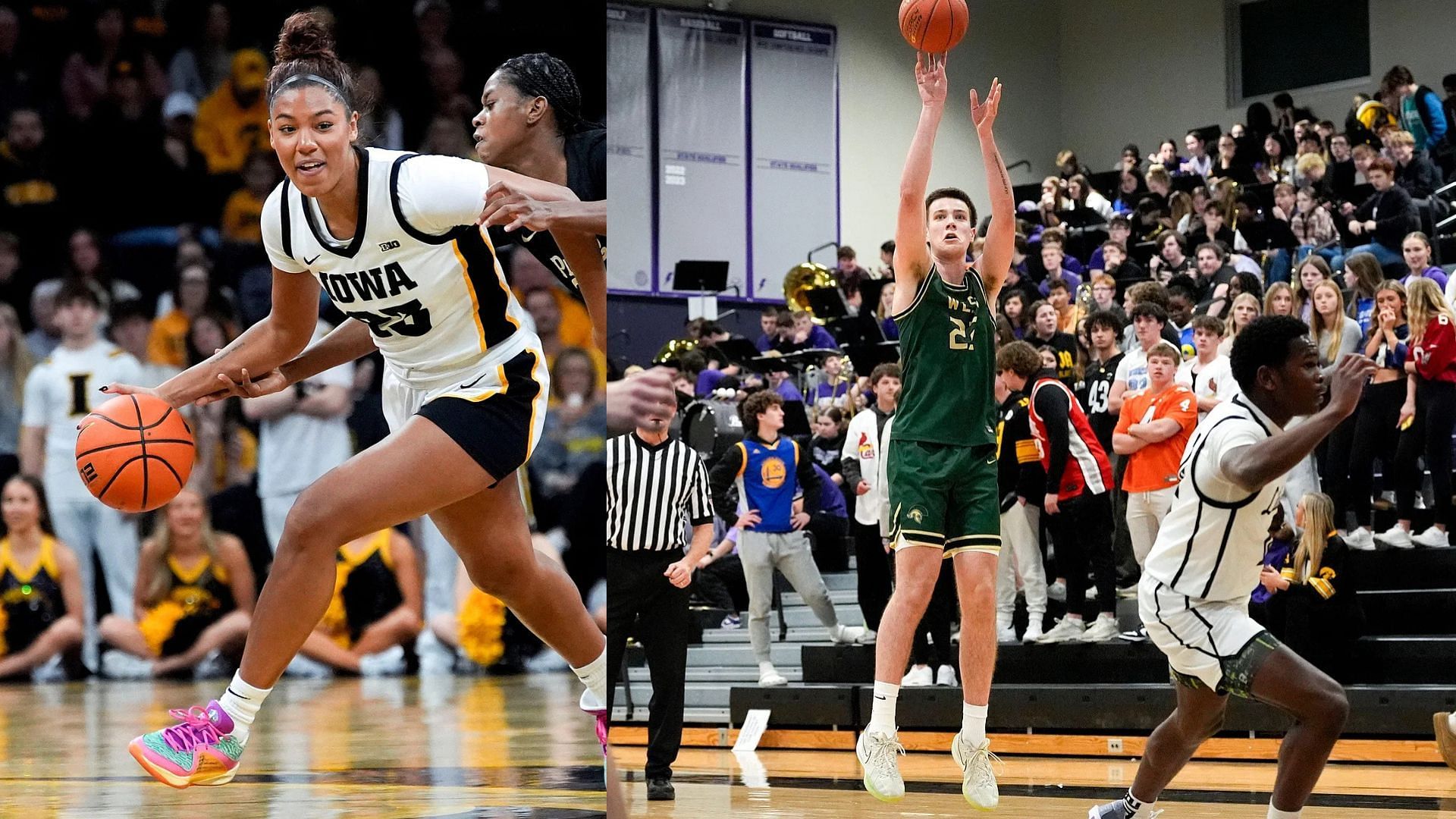 Iowa star Jada Gyamfi shares 1-word message for Butler guard Jack McCaffery on his special day - Images source: Images via Imagn