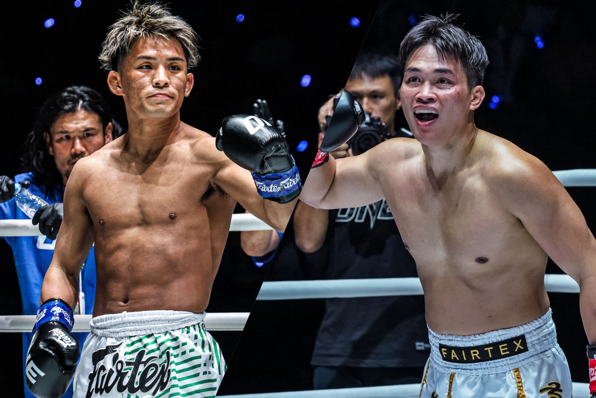 (From left) Yuki Yoza and Petchtanong Petchfergus. [Images courtesy from ONE Championship]