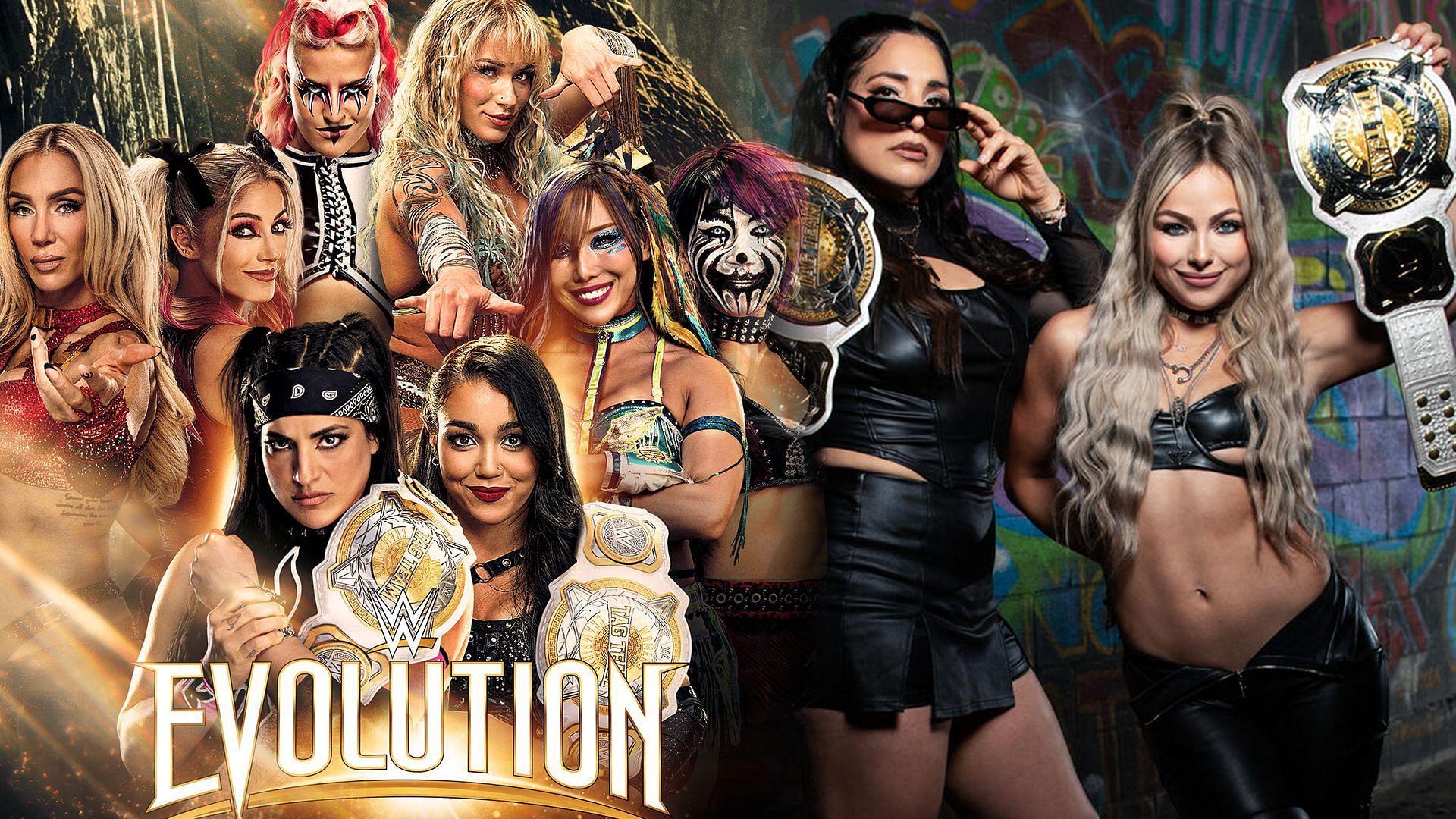 Liv Morgan &amp; Evolution 2.0! (Credits: WWE.Com &amp; WWE Twitter)